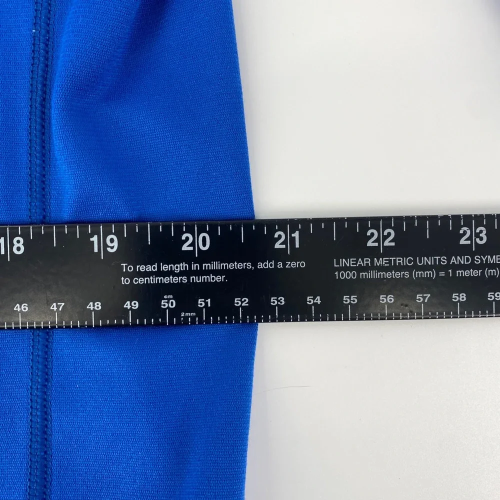 The North Face‎ Mens Blue Quarter Zip Pullover Fleece Jacket Size M